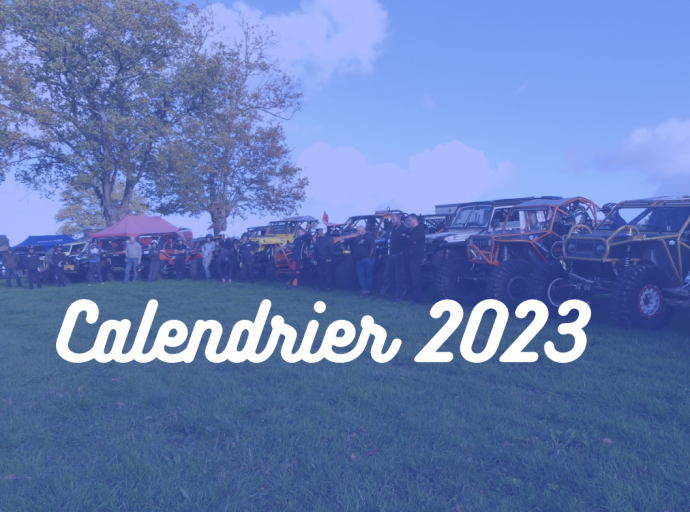 Calendrier 2023 des Xtrems Challenges 